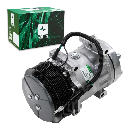 Compressor de Ar Condicionado p/ Escavadeira CAT 321D(GREEN)