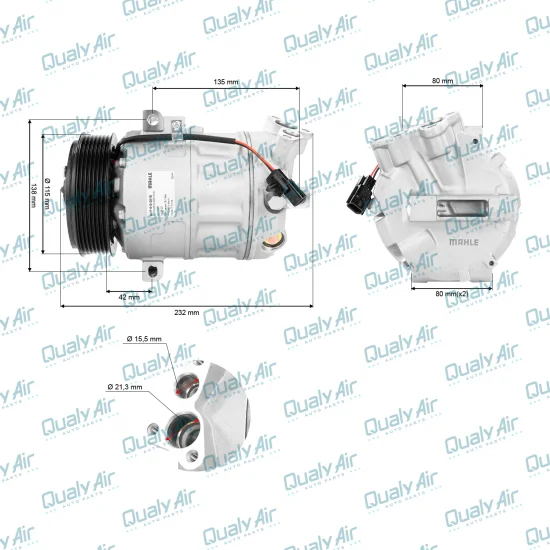 Compressor de Ar p/ Renault Master 2.3 Diesel 13A...(OEM)
