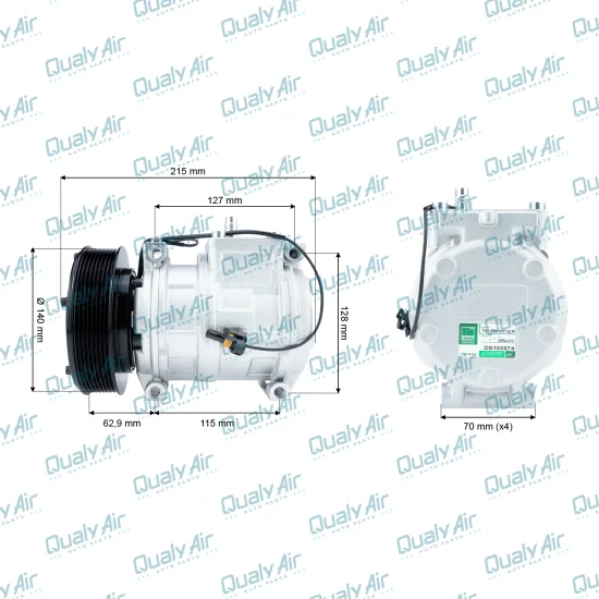 Compressor de Ar p/ Trator 3520, 7210J, 7215J ... (GREEN)