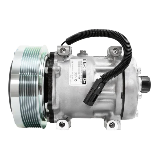 Compressor p/ Case 521D, 621D; Cat 631D; New H D125C -SANDEN