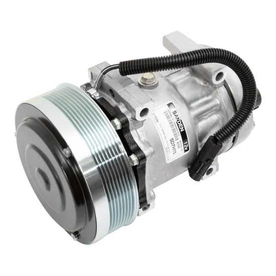 Compressor p/ Case 521D, 621D; Cat 631D; New H D125C -SANDEN