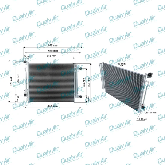 Condensador AC p/ VW Constellation 2017 em diante(2T2820413)