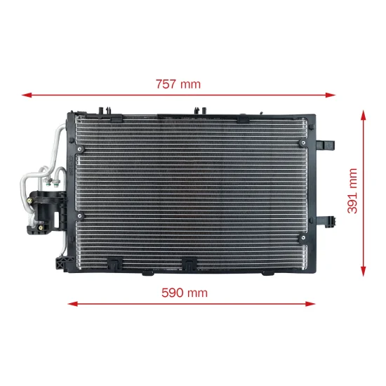 Condensador De AC p/ Montana, Corsa 2002 a 2011 (TYSM)