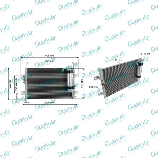 Condensador de AC p/ Cargo 815E, 815T, 816, 816E (TAYASHIMA)