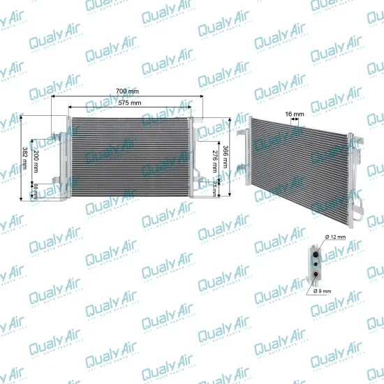 Condensador De AC p/ Cobalt, Onix 2017 a 2024 (TAYASHIMA)