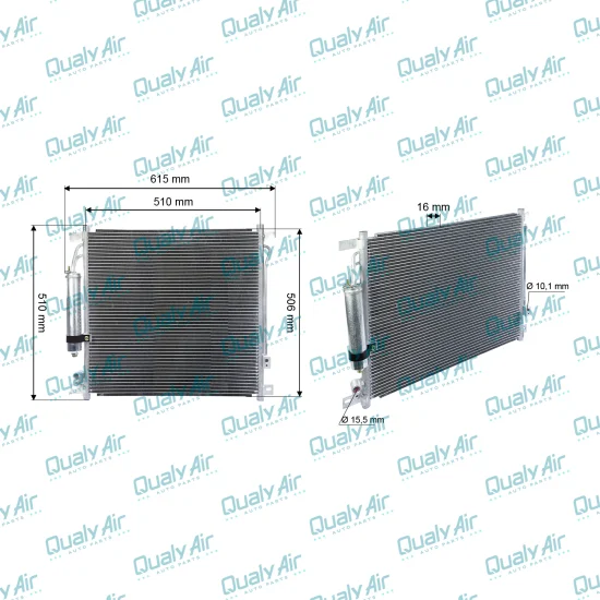 Condensador de AC p/ L200 Triton Sport 2017 a 2023 (TYSM)