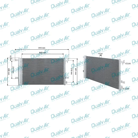 Condensador De Ar Condicionado p/ Cruze Sedan, Hatch (Tysm)
