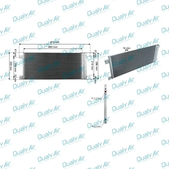 Condensador De Ar p/ Onix Plus Turbo 2019 a 2024...(TYSM)