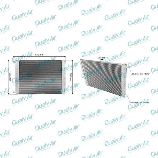 Condensador Multiflow De Ar Universal 14X20 (TAYASHIMA)