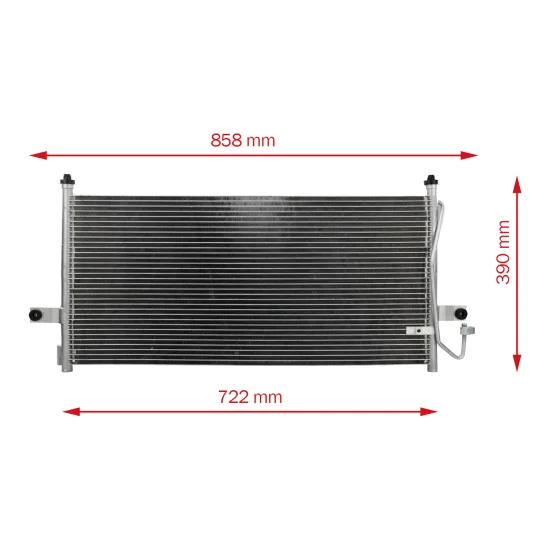Condensador De Ar p/ Frontier, X-Terra 2002 a 2008 (TYSM)