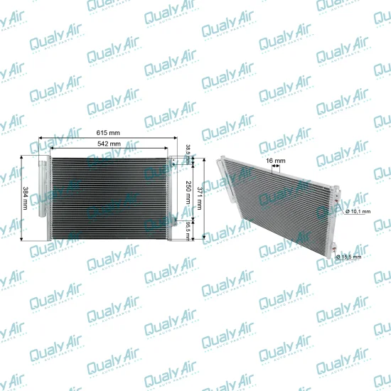 Condensador p/ Toyota Etios 1.3, 1.5 2013 a 2020 (Tayashima)