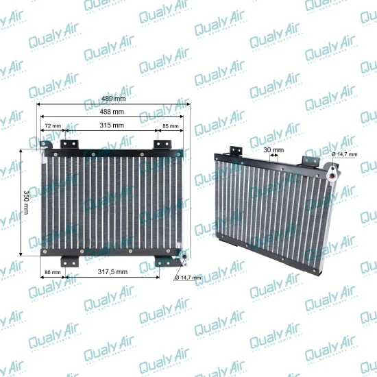 Condensador p/ VM210, VM260, VM310, VM330, VM350...2008 a 20