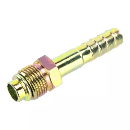 Conexão Macho 10mm Reta Rosca Móvel p/ AC Universal (Aço)