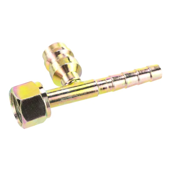 Conexão Oring 6mm C/ Ventil R134 Reta p/ AC Universal (Fêmea