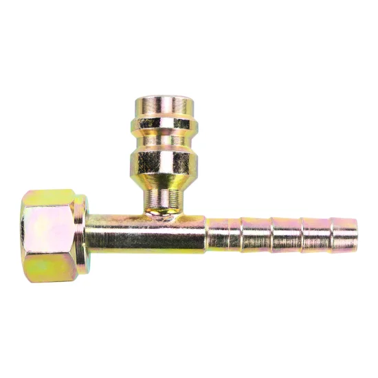 Conexão Oring 6mm C/ Ventil R134 Reta p/ AC Universal (Fêmea