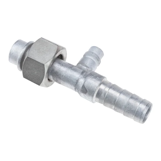 Conexão Oring C/ Ventil R134 12mm Reta p/ AC Universal Fêmea