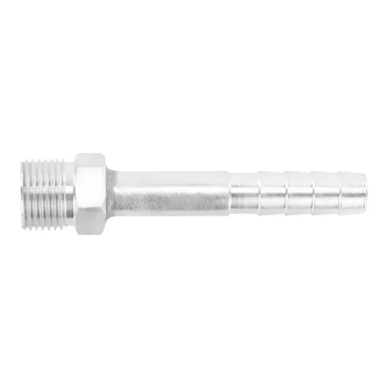 Conexão Rosca Externa 8mm Reta Macho p/ AC Universal (Alum.)