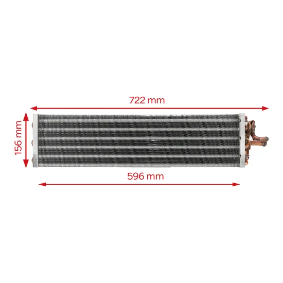 Evaporador de AC p/ John Deere 850J (Cobre) (Tayashima)