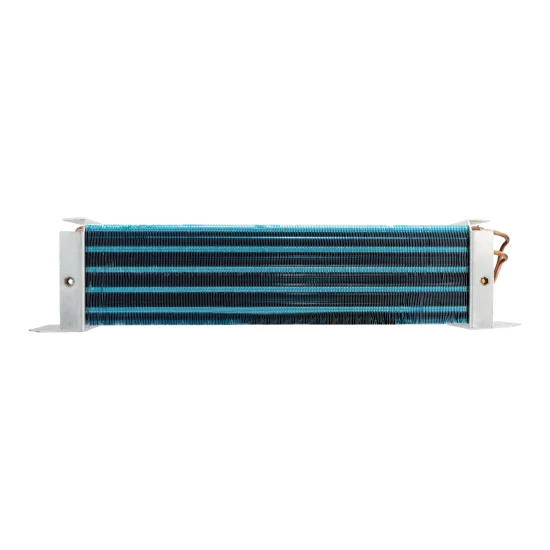 Evaporador AC Universal Tubo Aleta Cobre C/ Valv Block Rosca