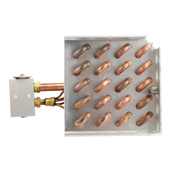 Evaporador AC Universal Tubo Aleta Cobre C/ Valv Block Rosca