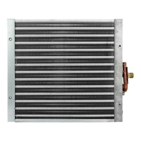 Evaporador AC p/ Linha Agricola Pesados (Tubo Aleta)(Cobre)