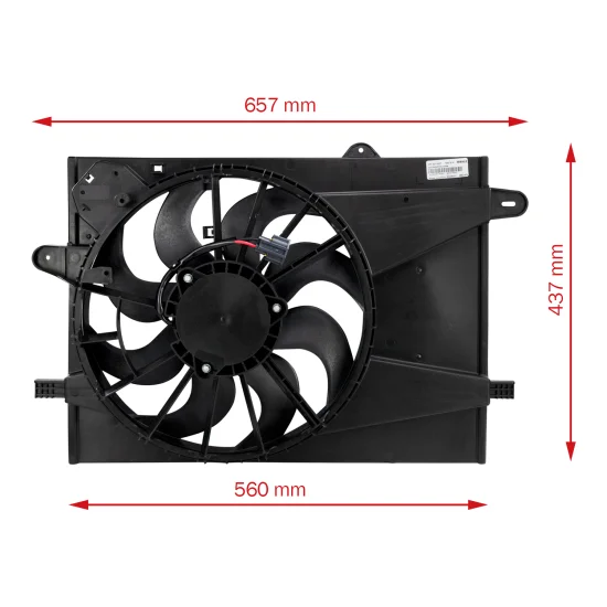 GMV Eletroventilador p/ Onix, Cobalt, Spin, Prisma...(OEM)