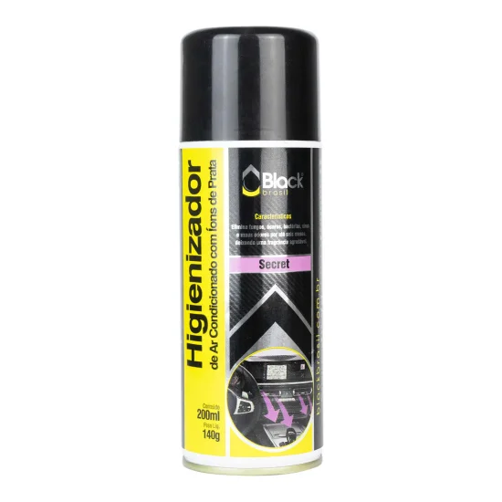 Higienizador de AC Aerosol Secret 200ml (Black Brasil)