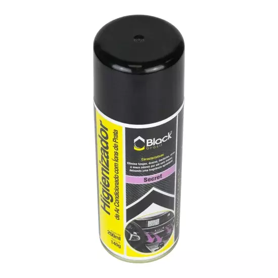 Higienizador de AC Aerosol Secret 200ml (Black Brasil)