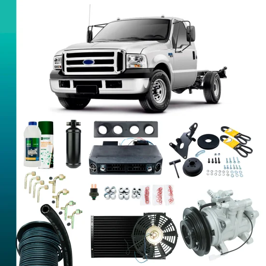 Kit Ar Condicionado Completo F350 Motor Mwm 6P