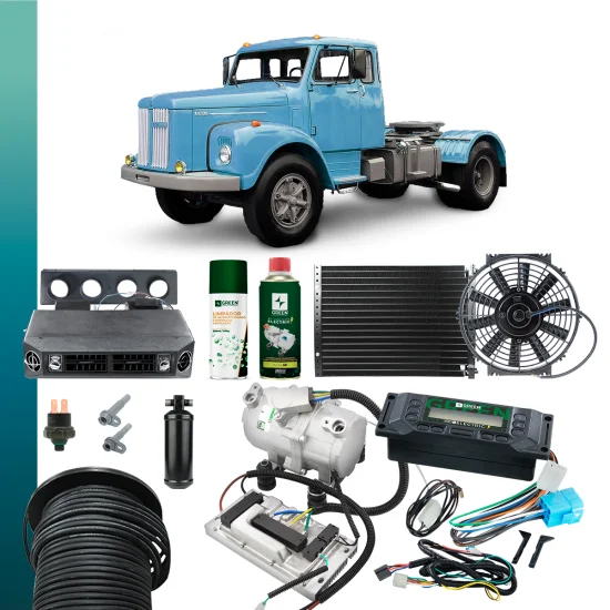 Kit de Ar Condicionado Elétrico Para Caminhão 111 12V