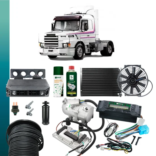 Kit de Ar Condicionado Elétrico Para Caminhão 113 12V