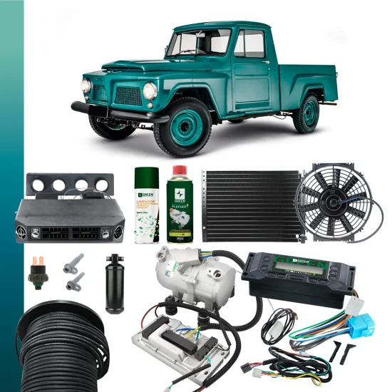 Kit de Ar Condicionado Elétrico Para Rural 12V