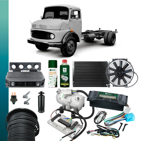 Kit de Ar Condicionado Elétrico Para Caminhão 1113 12V