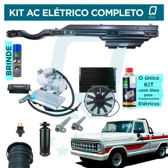 Kit de Ar Condicionado Elétrico Para F1000 12V Caixa Polaris