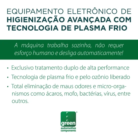 Máquina de Higienização por Ozônio (GREEN)