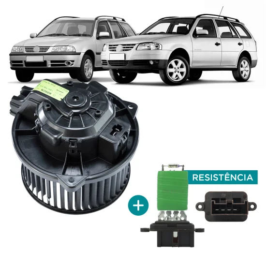 Motor Ventilador p/ Parati G3, G4 99 A 08 12v + Resistência