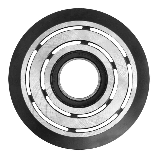 Polia 1A p/ Compressor AC Sanden 7H15 Retroescavadeira Case