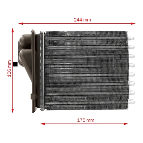 Radiador De Ar Quente p/ Logan, Sandero, Duster..2013 a 2019