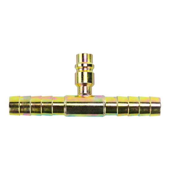 União C/ Ventil R134a 10mm p/ Emenda de Mangueira (Aço)