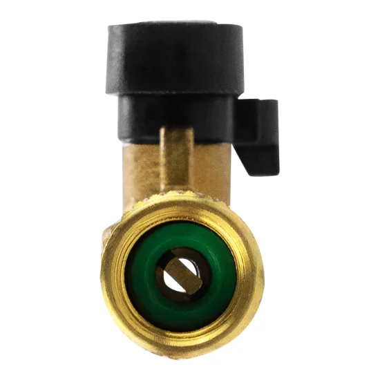 Válvula Ar Condicionado com Registro Bola 1/4M SAE X 1/4F