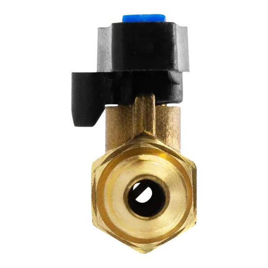 Válvula Ar Condicionado com Registro Bola 1/4M SAE X 1/4F