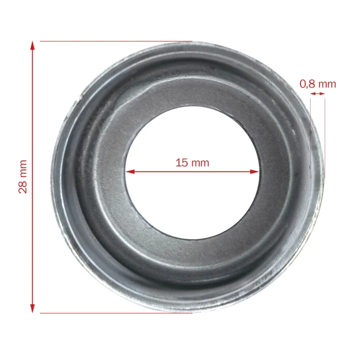 Copinho Clip 10mm p/ Conexão de Ar Condicionado (Aço)(Longo)