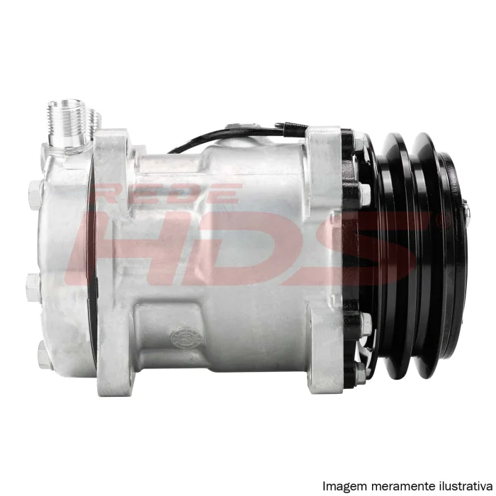 A/C Compressor Mod Sanden 7H15 2V 8Fix Vert 8/10 12V (TCCI)