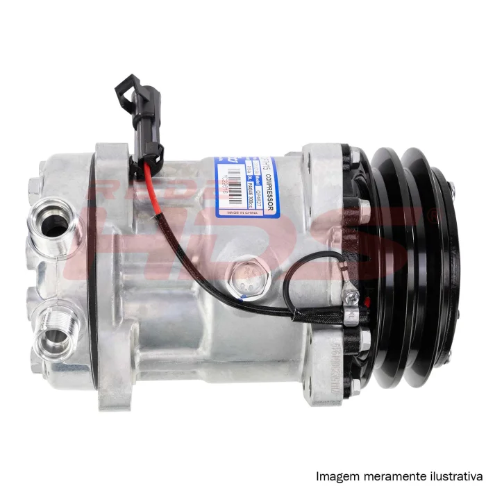 A/C Compressor Mod Sanden 7H15 2V 8Fix Vert 8/10 12V (TCCI)