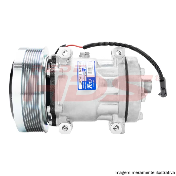 A/C Compressor 7H15 CNH MAGNUM 260, 340, T8 8PK 12V 4FIX