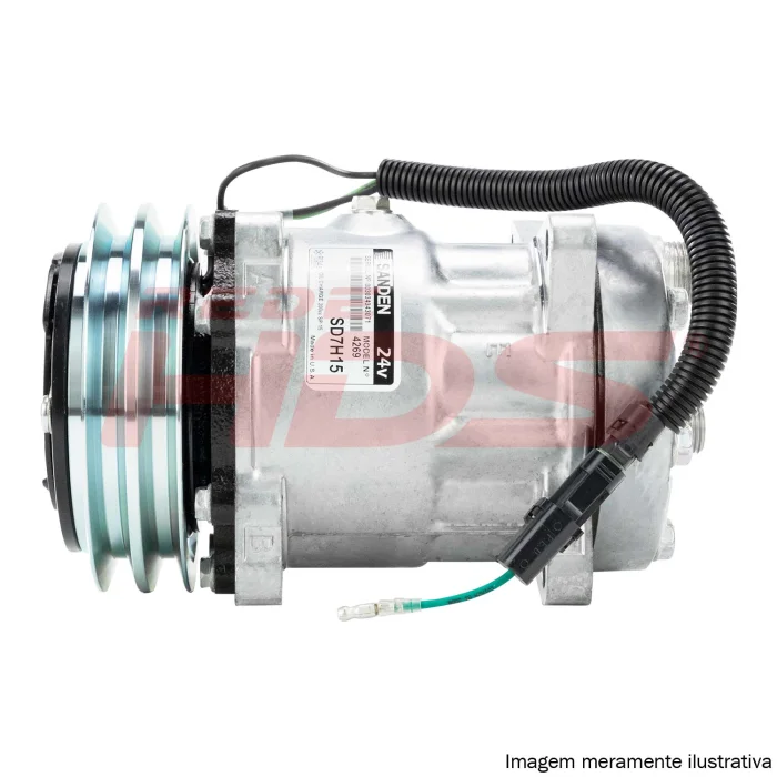 A/C Compressor Universal 7H15 2V 24V Horizontal 8 Fix (OEM)