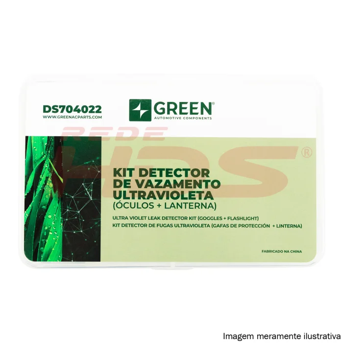 Kit Detector de Vazamento Ultra Violeta (Oculos + Lanterna)