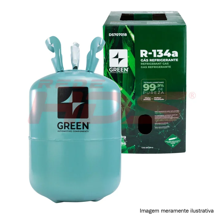Refrigerante Green R134 Botija 13,6kg (99,99% Pureza)