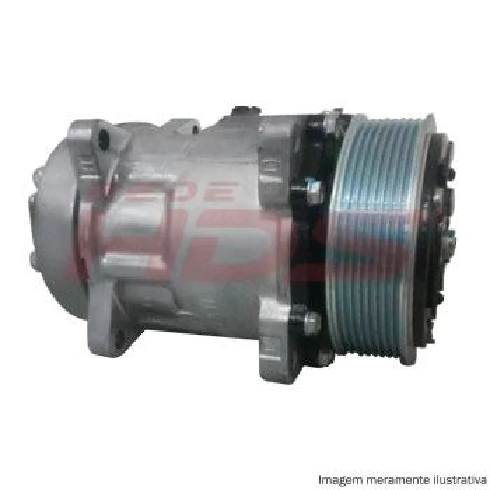 A/C Compressor Universal 7H15 8PK 24V Horizontal 8 Fix (OEM)
