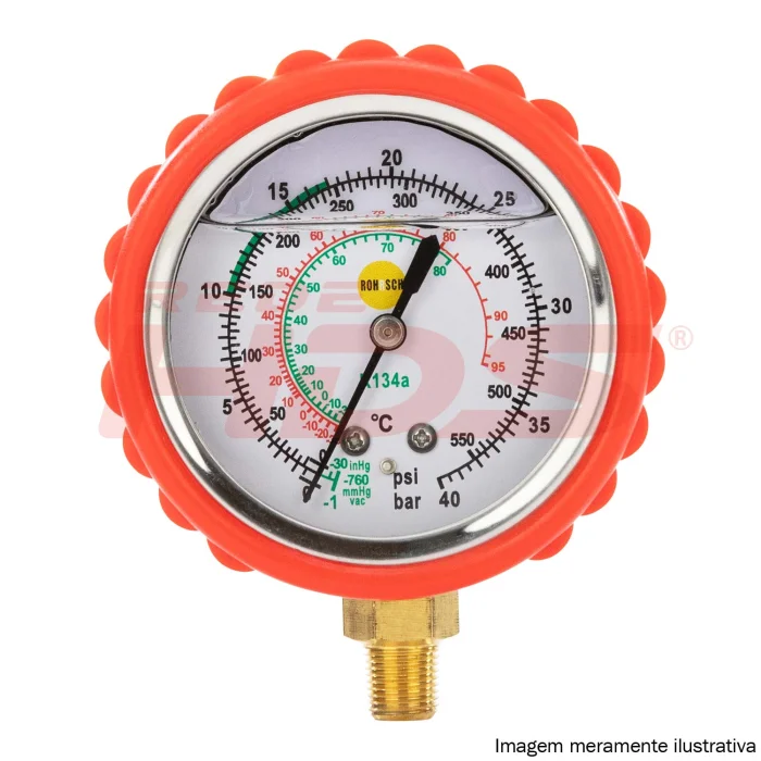 Manômetro de Baixa -30 a 550 PSI Tecnologia Alemã  (ROHRSCH)